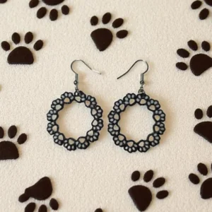 Ring of Paws Earrings - Image 1