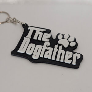 The Dogfather Keychain - Image 1
