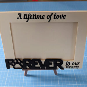 A Lifetime of Love Memorial Photo Frame - Image 3