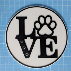 Paw Love Large Sign - Image 1
