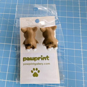 Nom Nom Corgi Earrings - Image 2