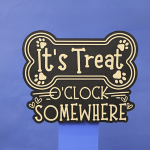 It's Treat o Clock Somewhere Large Sign - Image 1