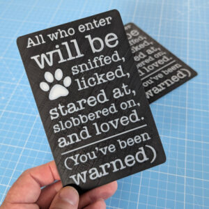 Dog Warning Sign - Image 2