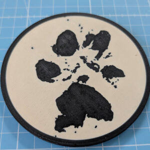 Your Pets Pawprint Coaster - Image 1