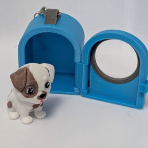 Puppy in a Kennel Keychain - Image 3